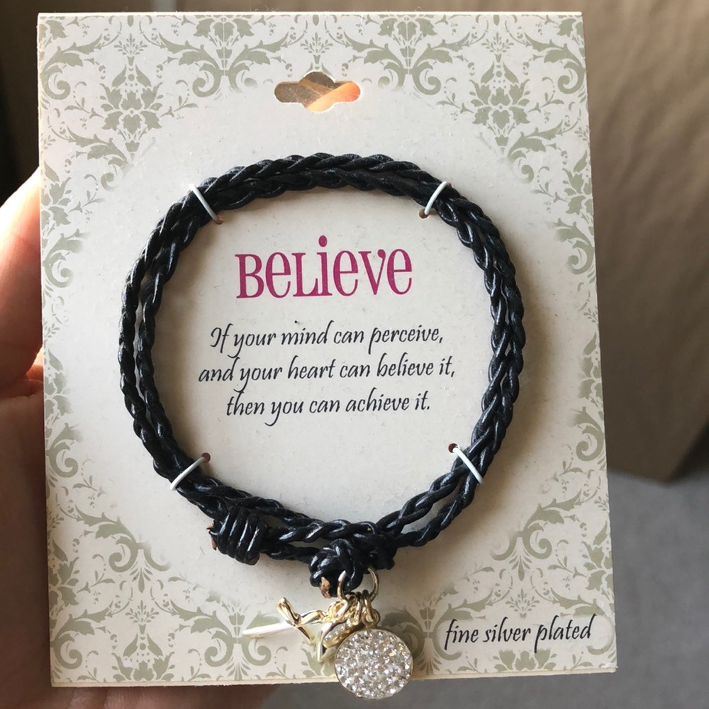NWT Believe bracelet